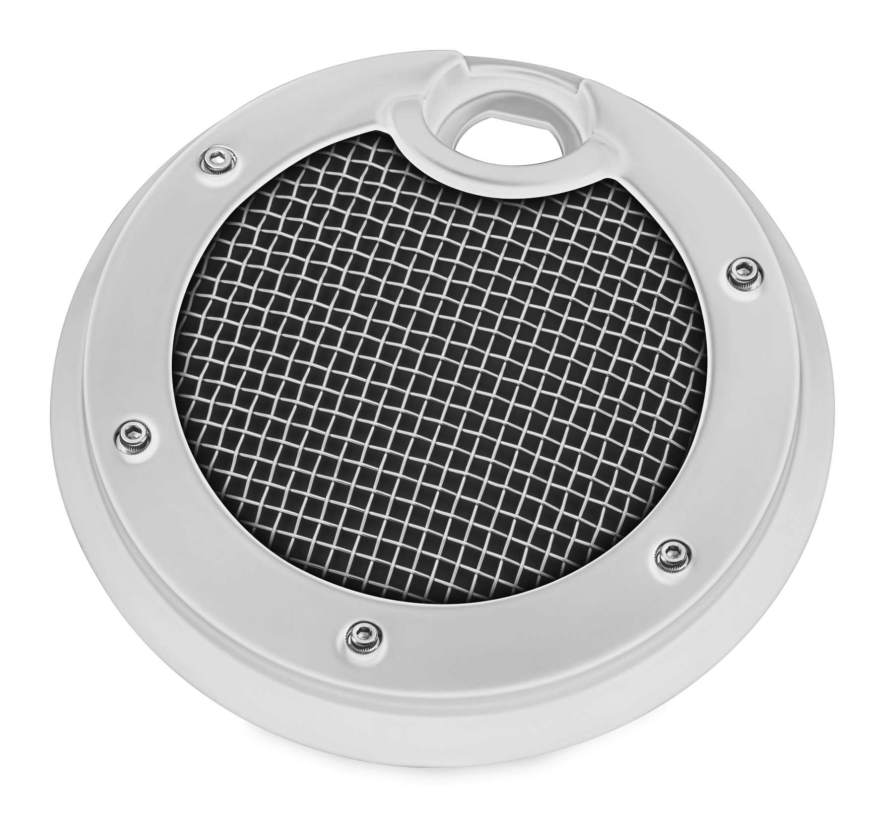 Mesh Fuel Door - Chrome