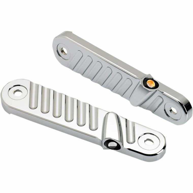 Finned Streamliner Front LED Turn Signals