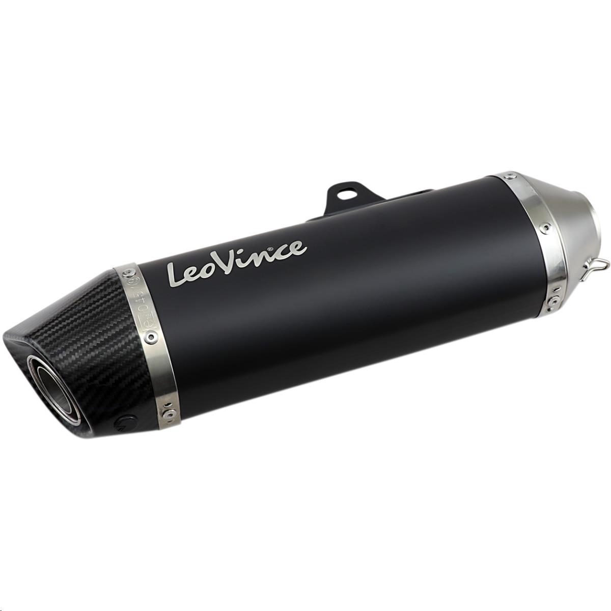 Nero Universal Slip-On - 54mm x 2-1/4in Inlet - Black Muffler