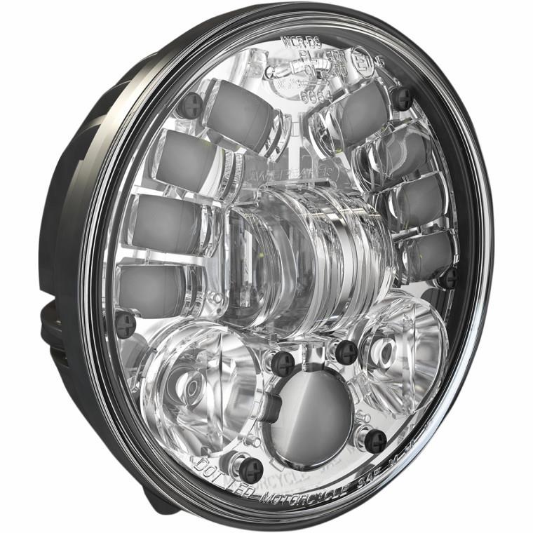 5.75in. Pedestal Mount Adaptive Headlight - Chrome