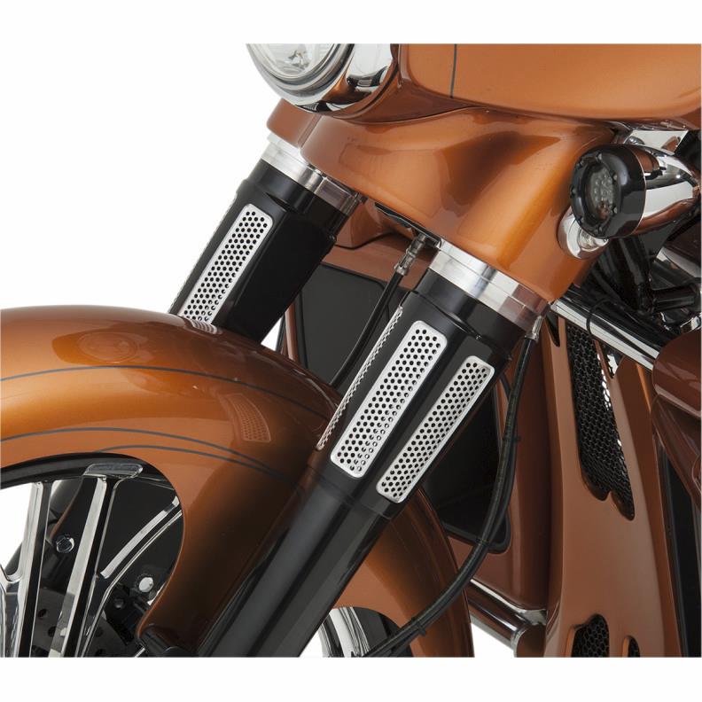 Yafterburner Fork Slide Covers - Black