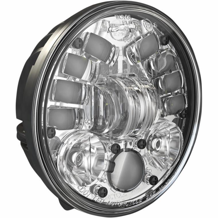 5.75in. Pedestal Mount LED Headlight - Chrome