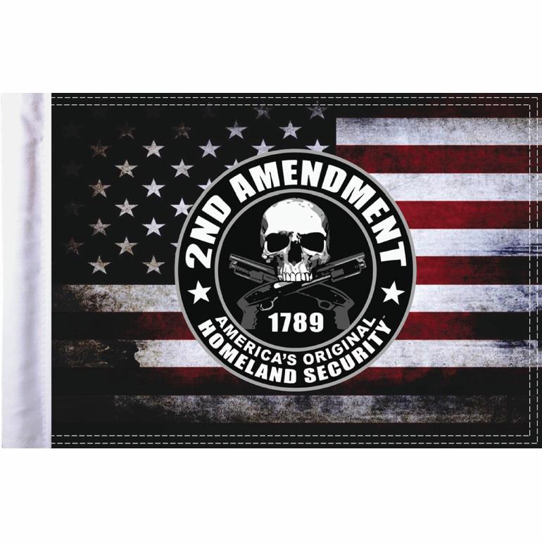 10in. x 15in. Flag - Second Amendment Homeland Security