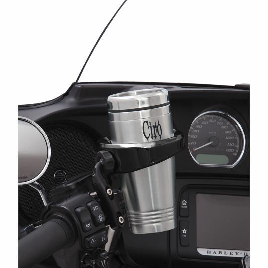 Cup Holder with Perch Mount - Black