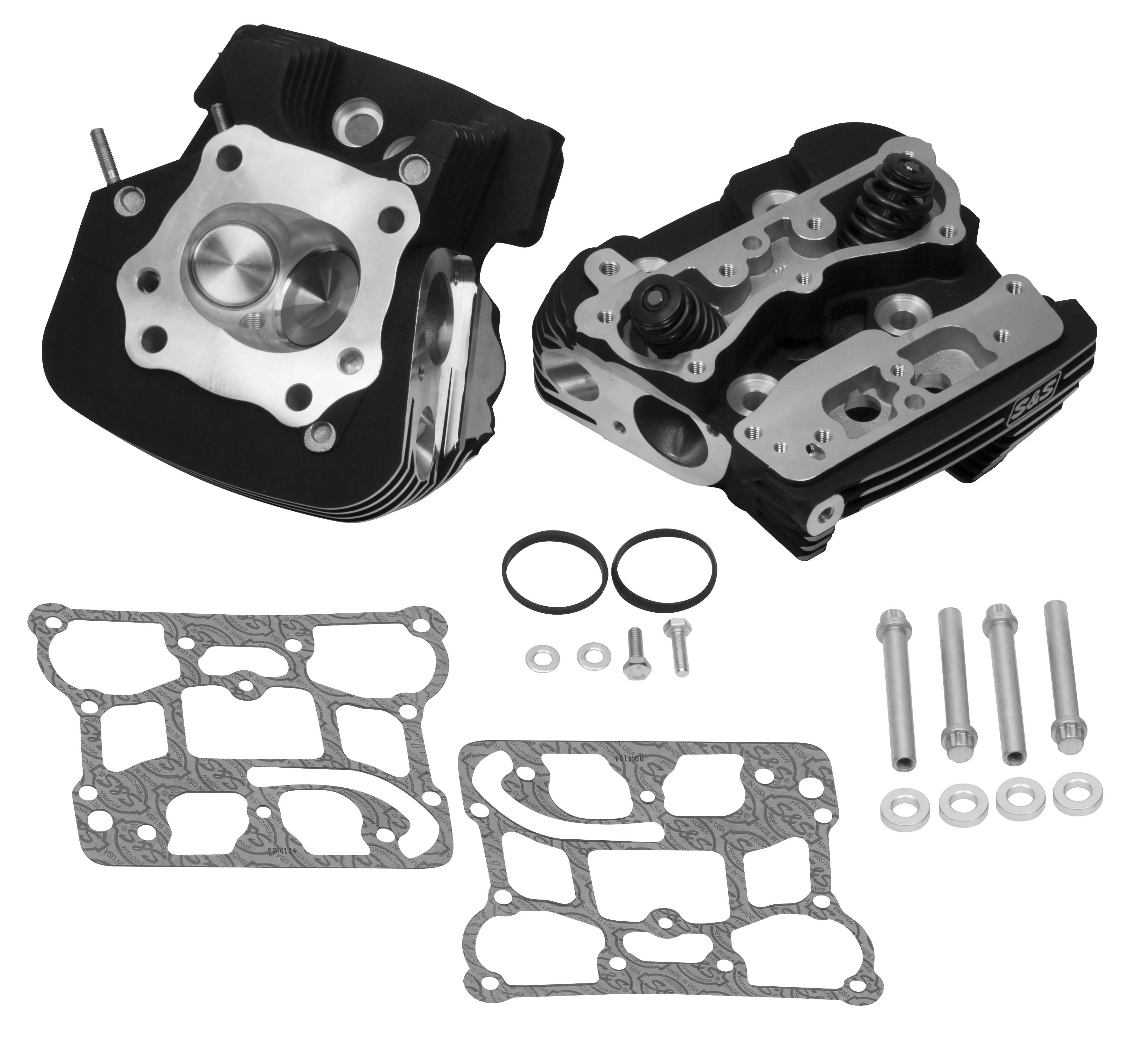 Super Stock 79cc Cylinder Head Kit - .585in. Lift Springs - Winkle Black