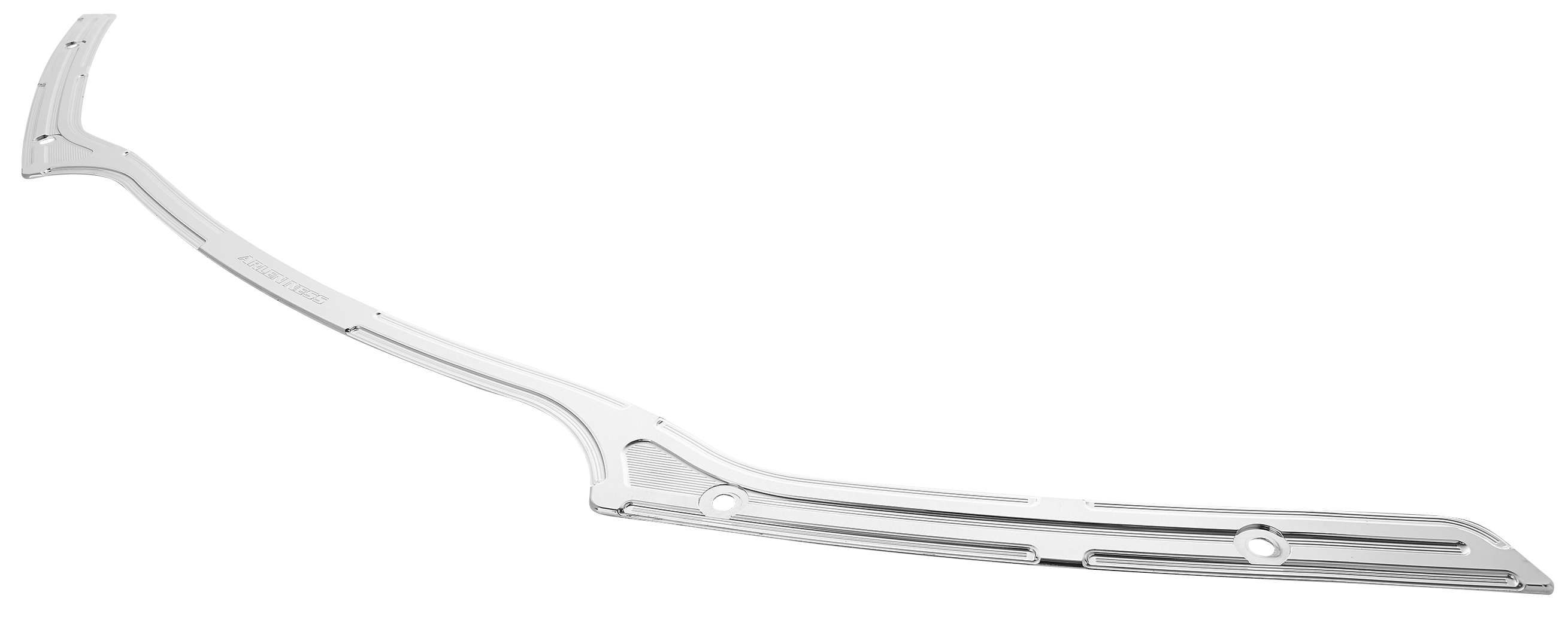 Beveled Billet Windshield Trim - Chrome