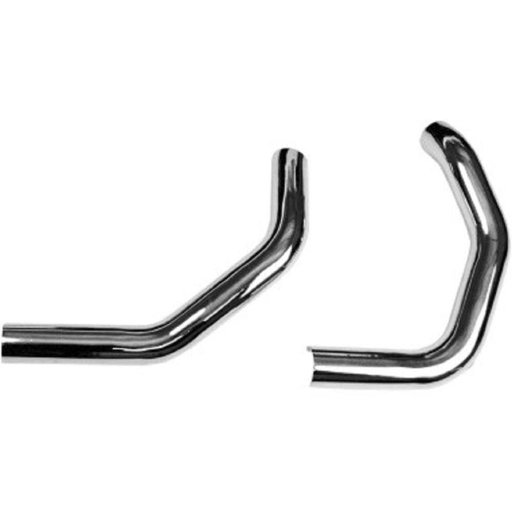 Front/Rear Heat Shield Set for 1 3/4in. Side-By-Side Upsweep Fishtail Exhaust System - Black