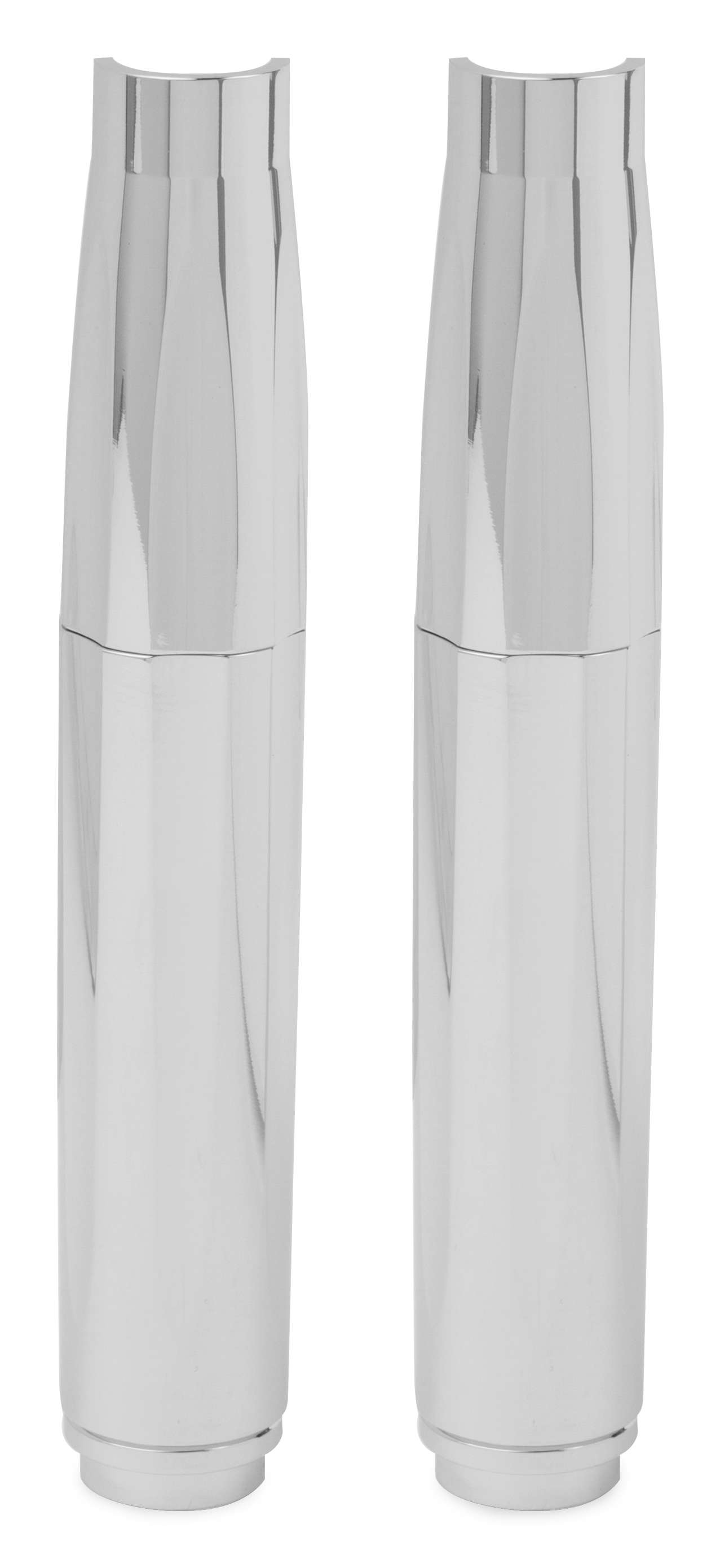 Deep Cut Pushrod Tube Kit - Chrome