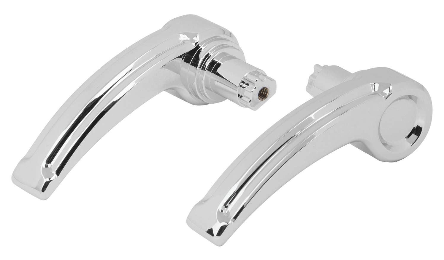 Saddlebag Latch Levers - Beveled - Chrome