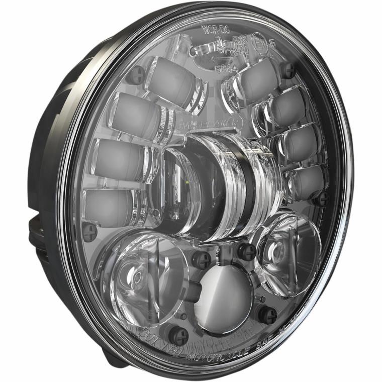 5.75in. Pedestal Mount LED Headlight - Black
