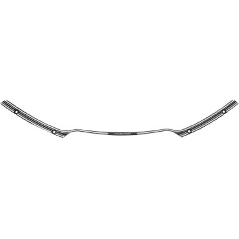 10-Gauge Billet Windshield Trim - Black