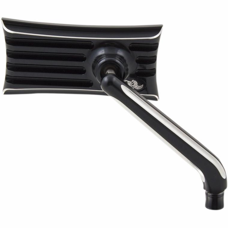 Ribbed Mirrors - Right - Black