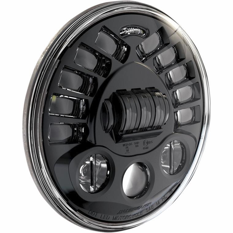 7in. LED Headlight - Black