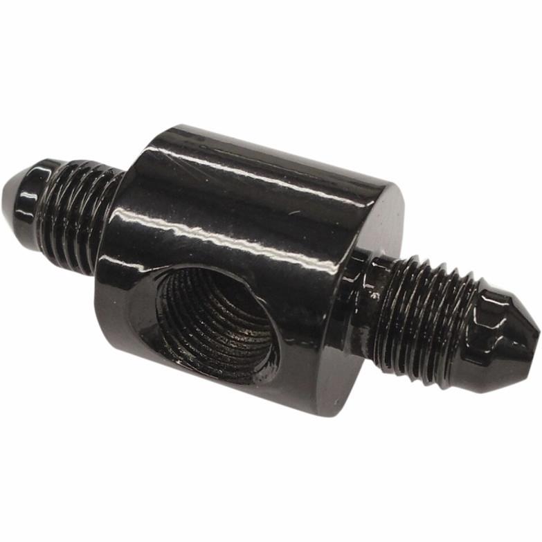 AN-3 Rear Switch Block Brake Line Fitting - Black