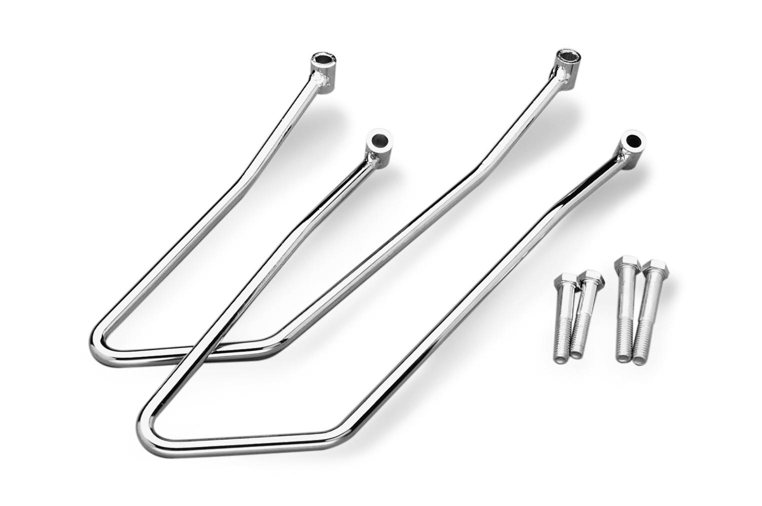 Saddlebag Support Brackets - Chrome