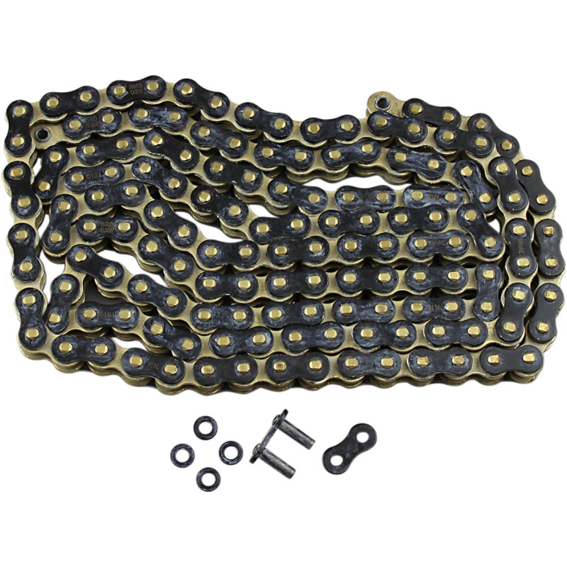 520 GXW BG XW-Ring Chain - Black/Gold - 150 Links