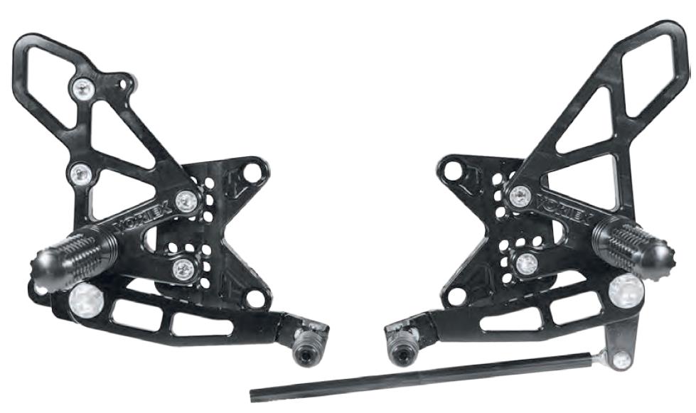 Adjustable Rear Set Version 2 - Black