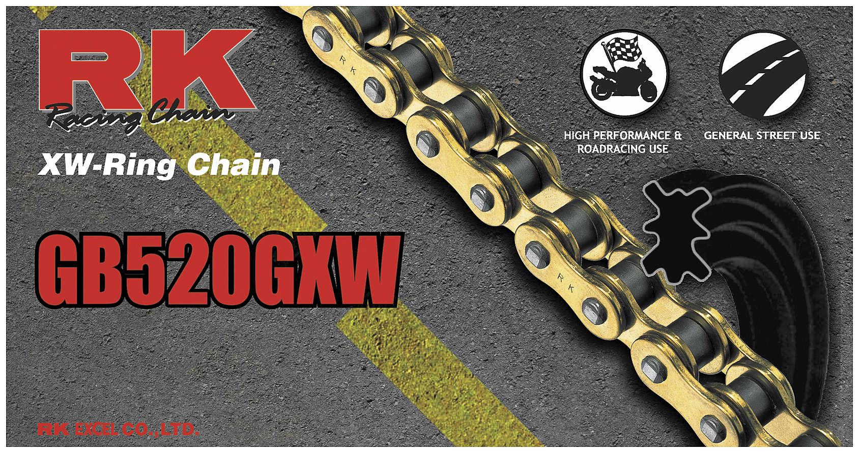 520 GXW GB XW-Ring Chain - 150 Links