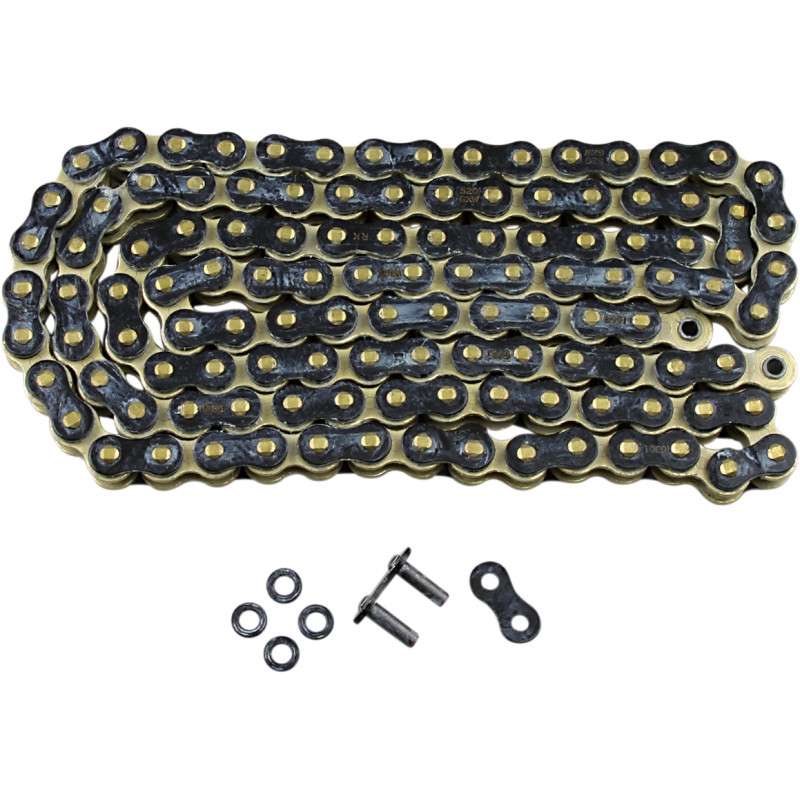 520 GXW BG XW-Ring Chain - Black/Gold - 120 Links