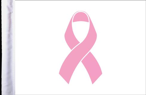 6in. x 9in. Flag - Pink Ribbon