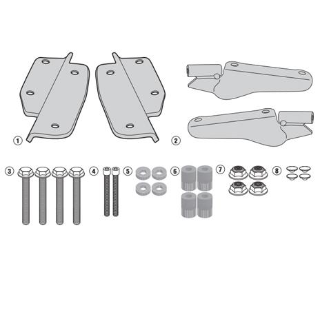 Side Case Hardware for Outback Series Side Cases