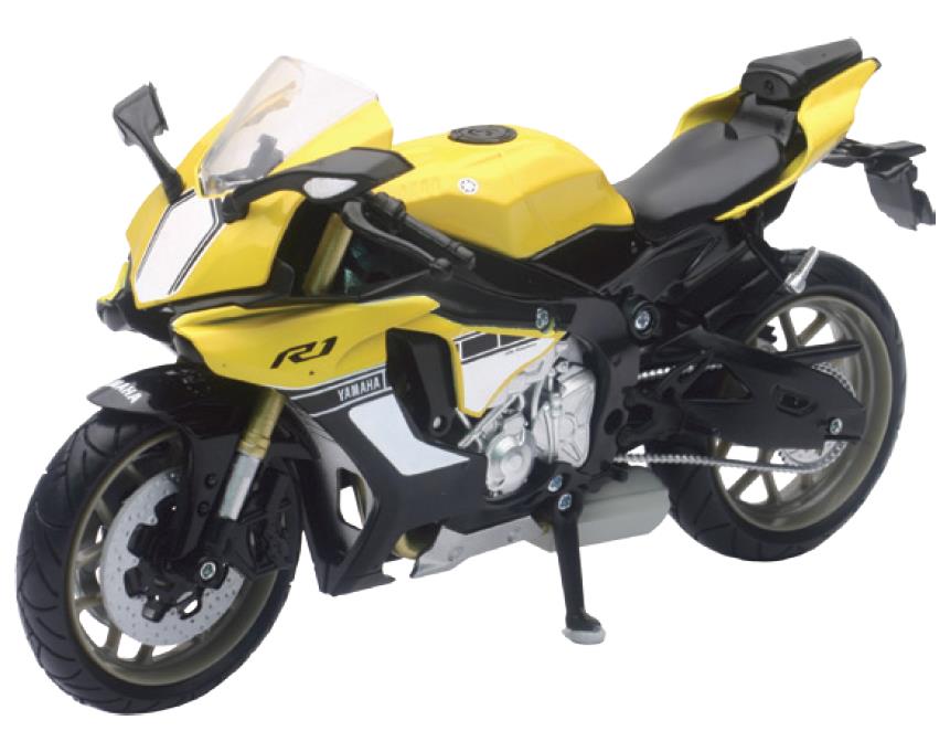 1:12 Scale Sport Bike - Yamaha YZF-R1 2016 - Yellow