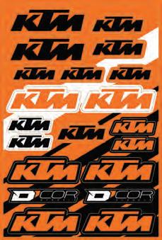 Decal Sheet - KTM 2