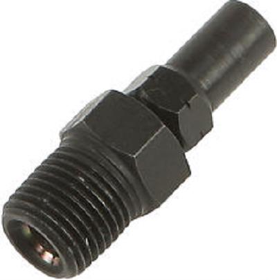 Sniper II 1/8in. NPT Straight Male Adapter - Black