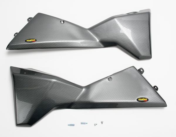 Side Panels/Scoops - Black Carbon Fiber