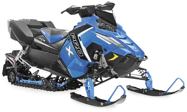 1:16 Scale Snowmobile - Polaris Switchback Snowmobile - Blue