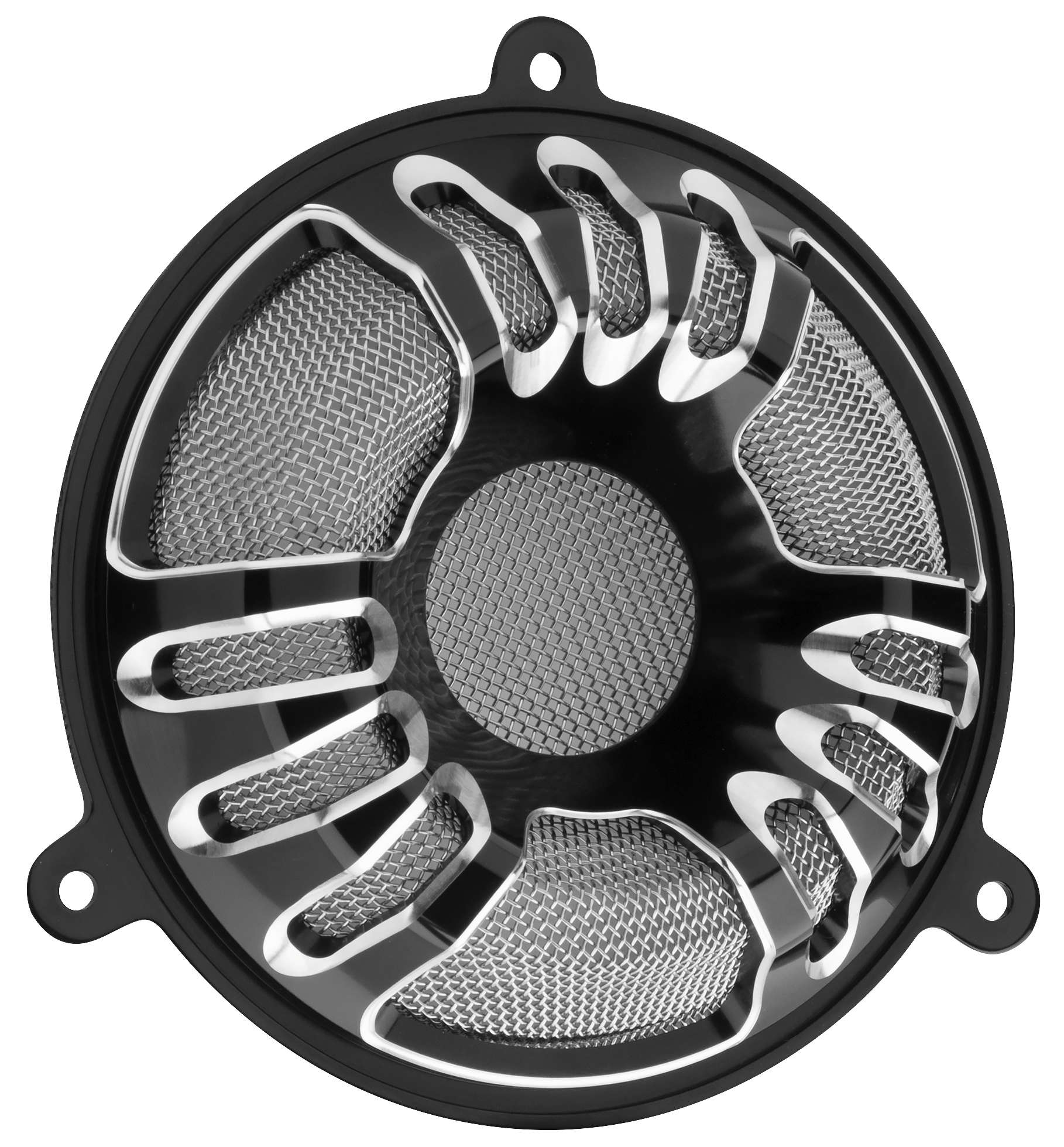 Front Speaker Grilles - Deep Cut - Black