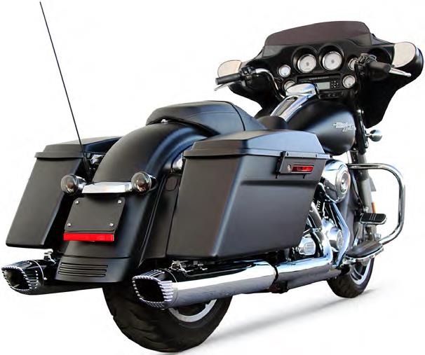 Baritone 4in. Slip-On Muffler - Chrome