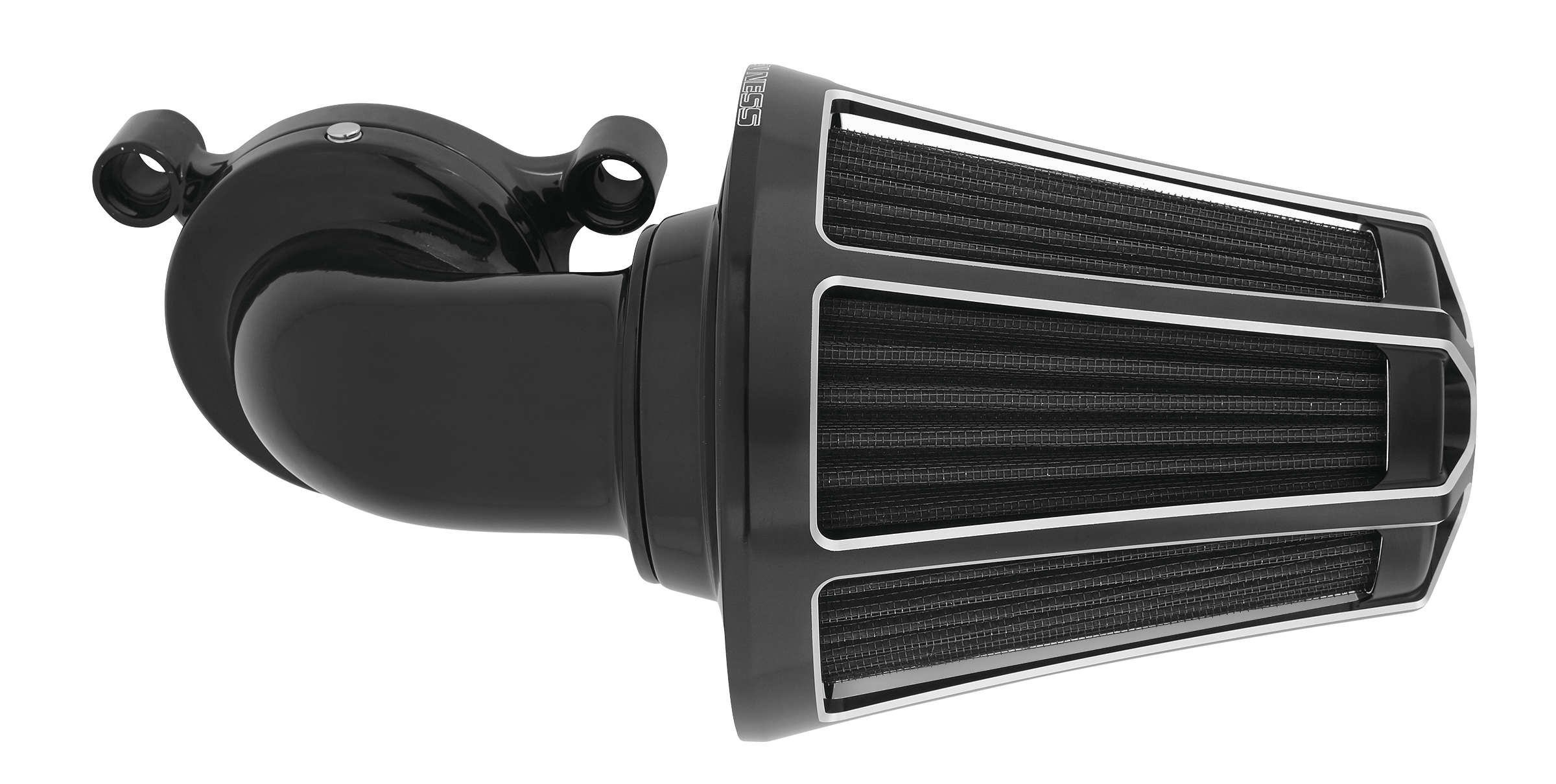 Monster Sucker Air Cleaner Kit with Cover - Beveled - Black