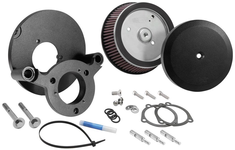 Street Metal Custom Intake System (Large Capacity) - Hammer with Black Finish