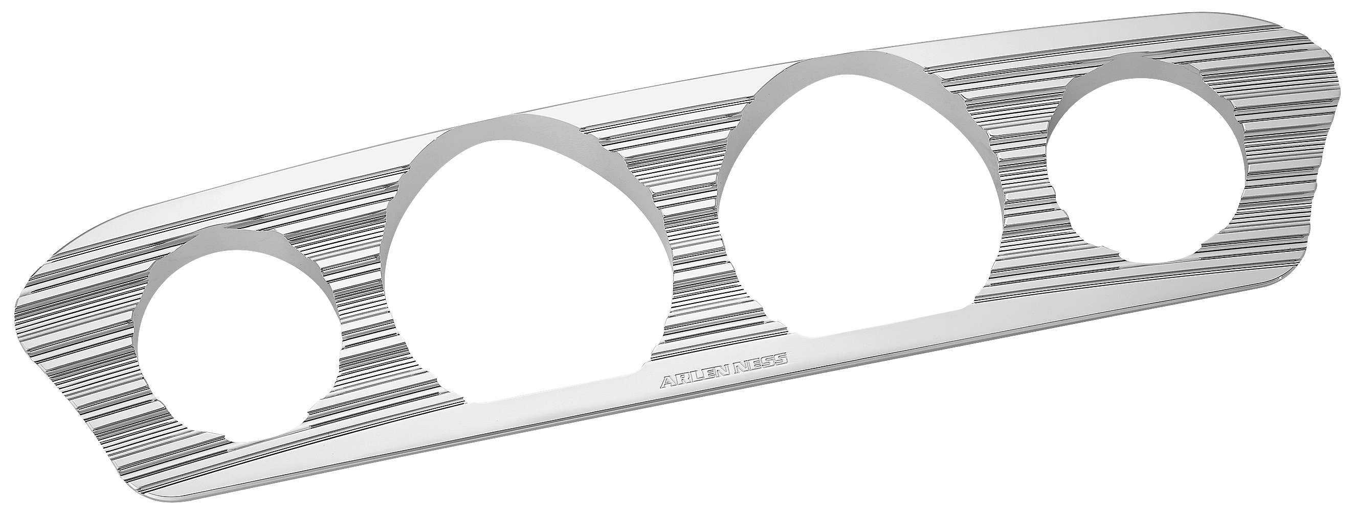 Inner Fairing Gauge Trim - 10-Gauge - Chrome