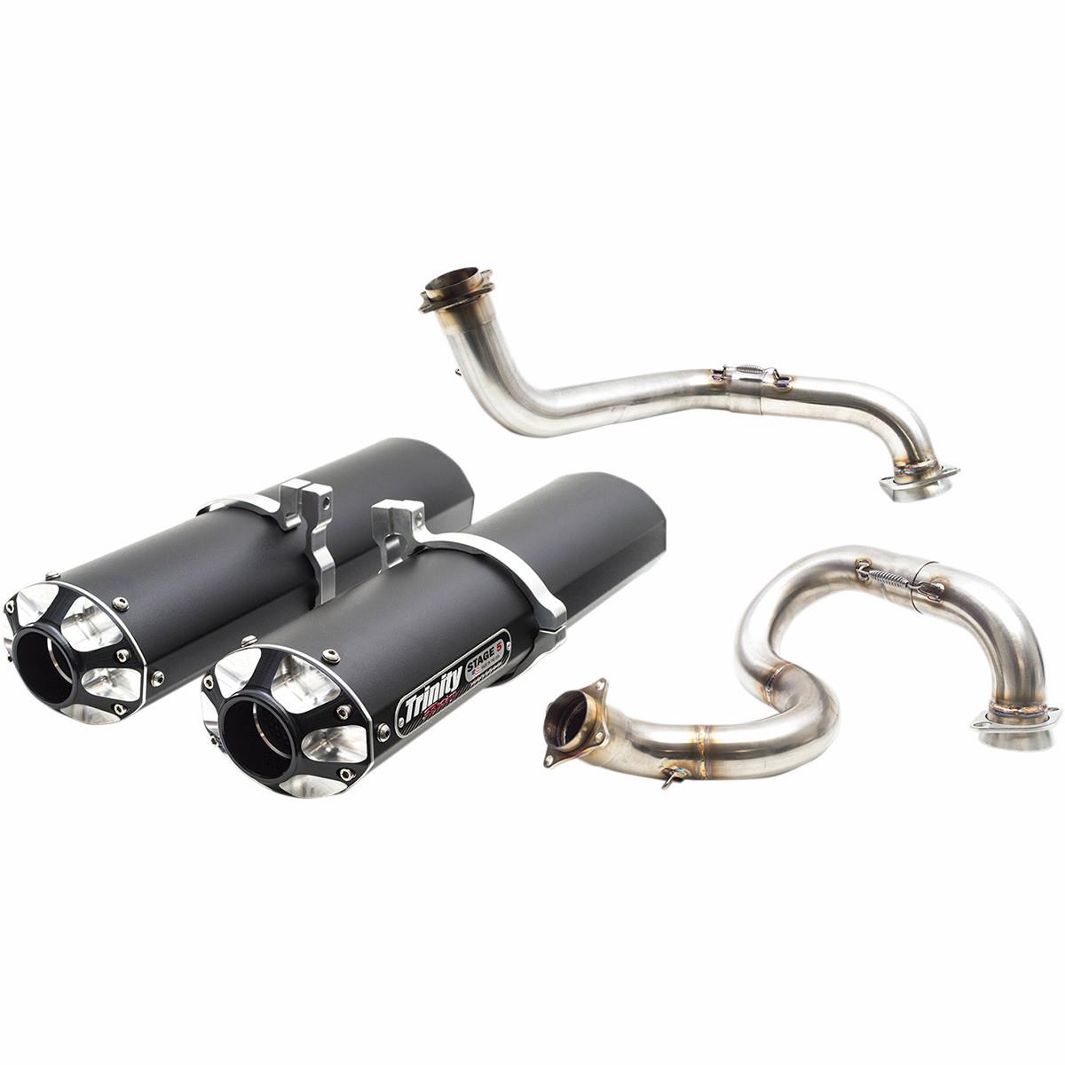 Stage 5 3/4 Exhaust System - Black Muffler