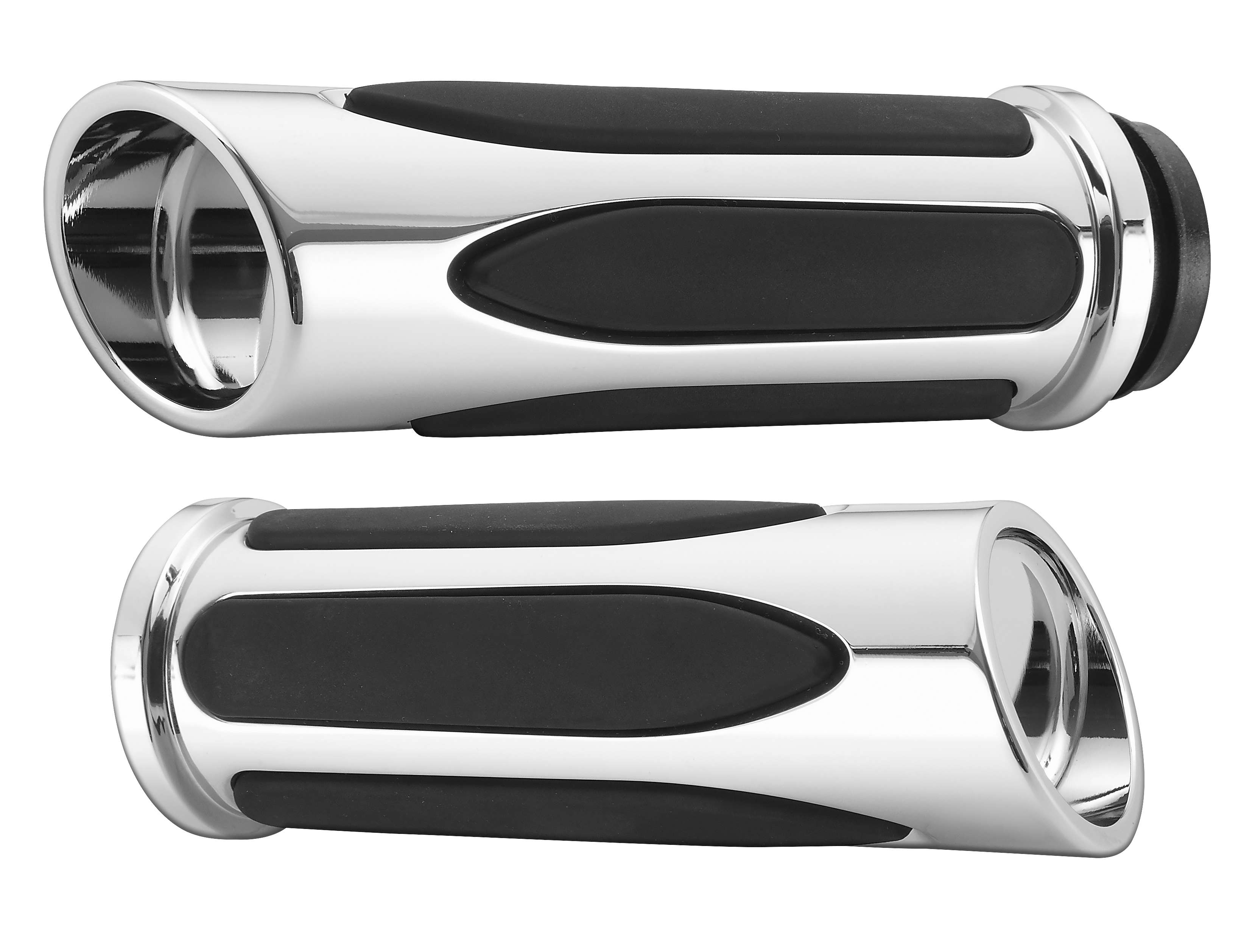 Comfort Grips - Deep Cut - Chrome