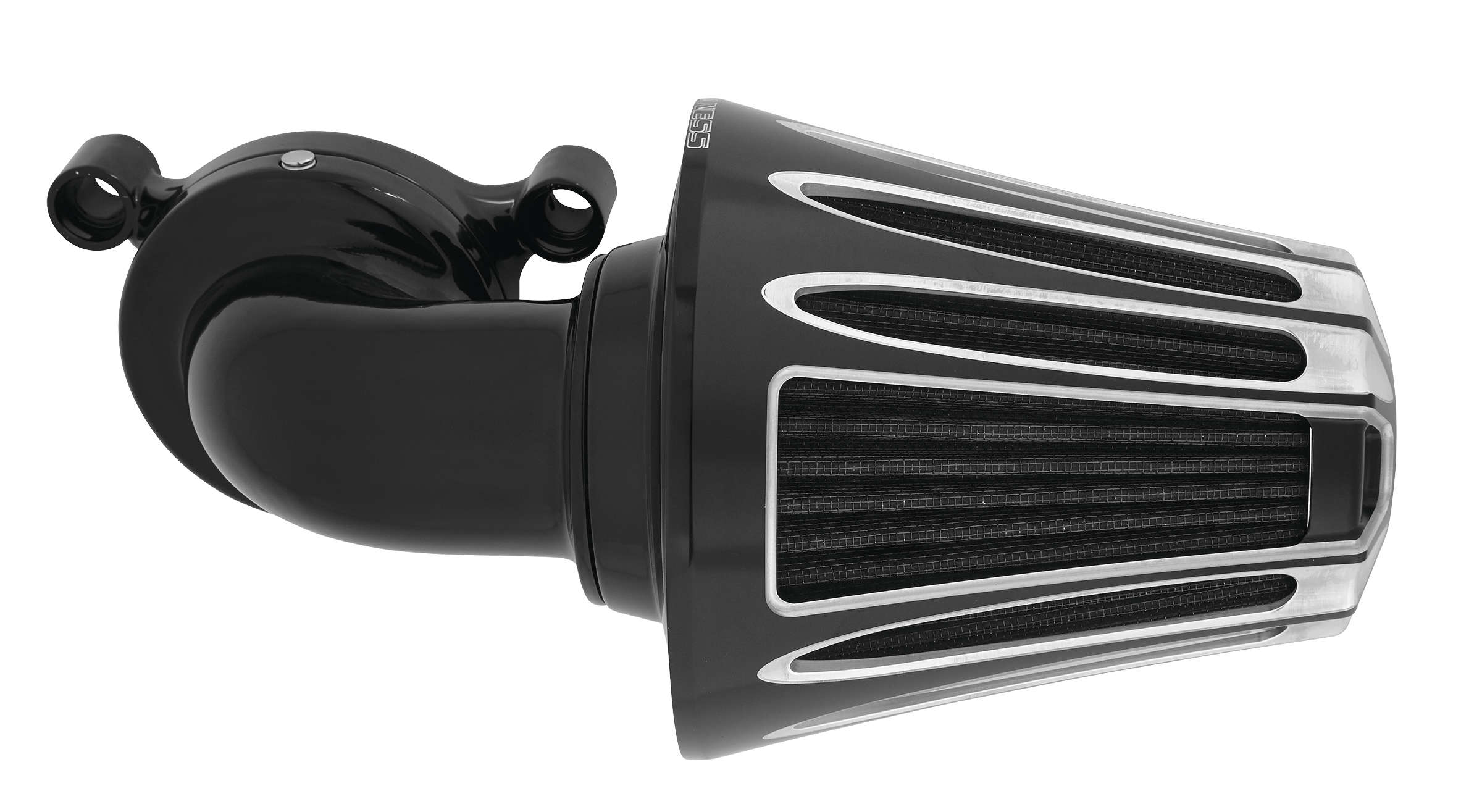Monster Sucker Air Cleaner Kit with Cover - Deep Cut - Black