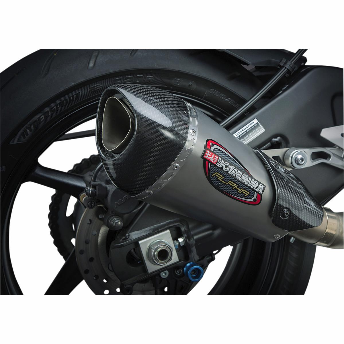 Alpha T Street Series Works Finish Slip-On - Stainless Steel Muffler