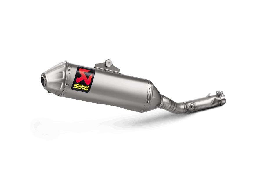 Slip-On Line Exhaust - Titanium Muffler with Spark Arrester
