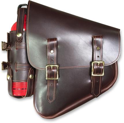 Nashty Fuel Bag - Brown w/ Brass Hardware