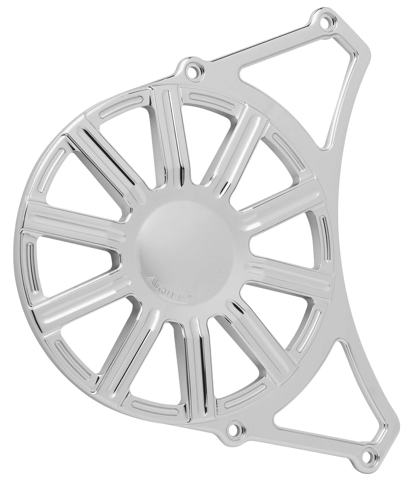 10-Gauge Front Pulley Cover - Chrome