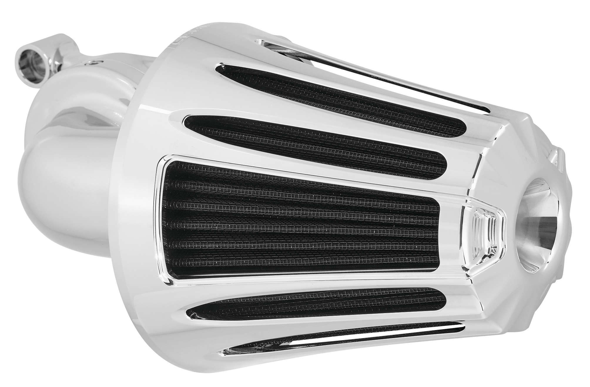 Monster Sucker Air Cleaner Kit with Cover - Deep Cut - Chrome
