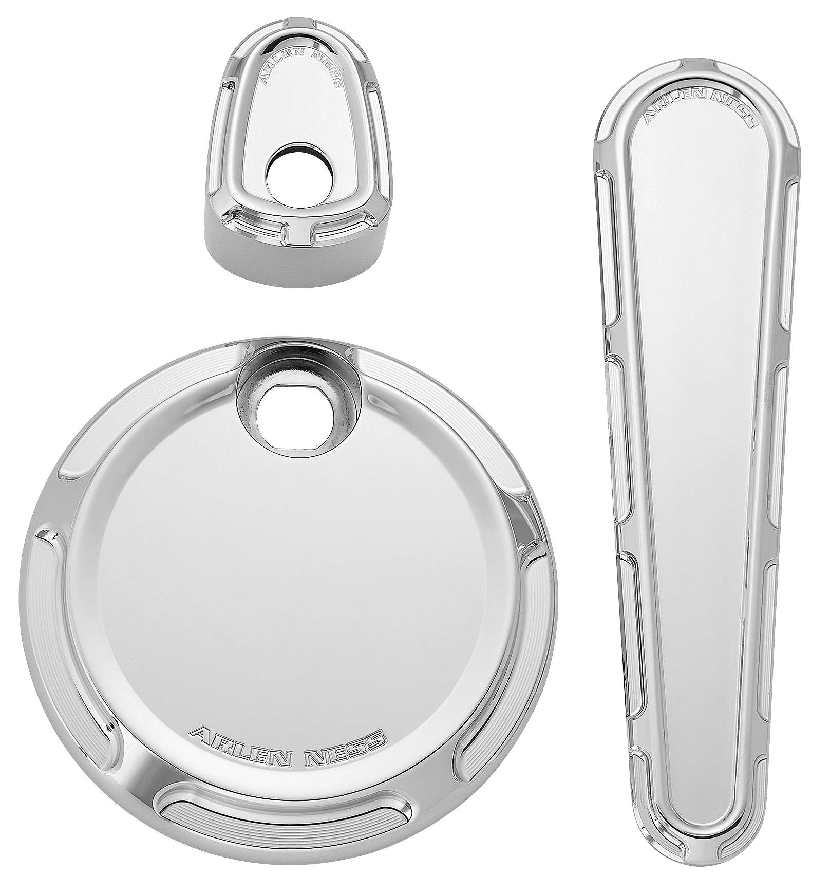 Dash Accessory Pack - Beveled - Chrome