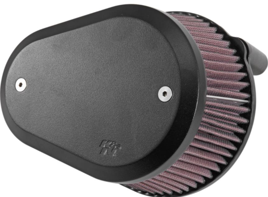 Street Metal Air Intake System - 3-1/8in. (Large Capacity) - Flare Black