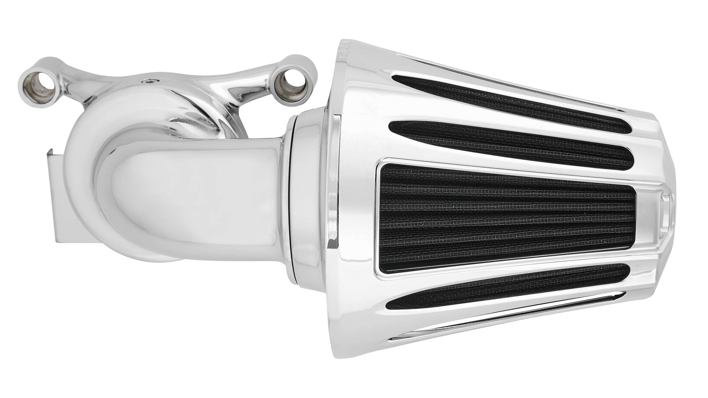 Monster Sucker Air Cleaner Kit with Cover - Deep Cut - Chrome