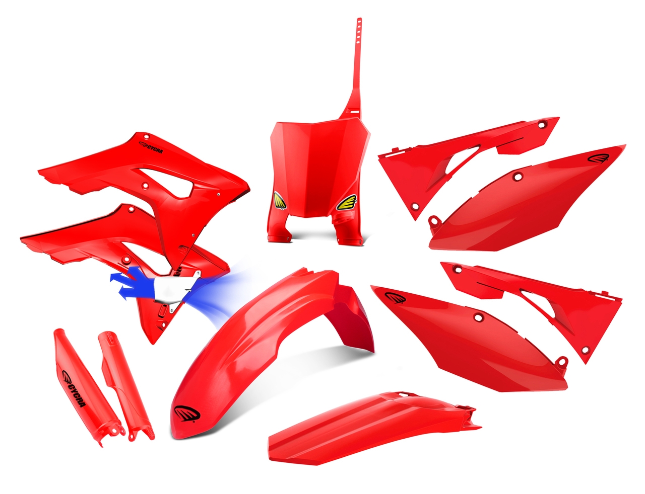 Powerflow Body Kit - Red