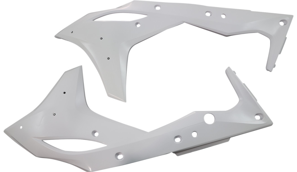 Powerflow Intake Radiator Shrouds - White