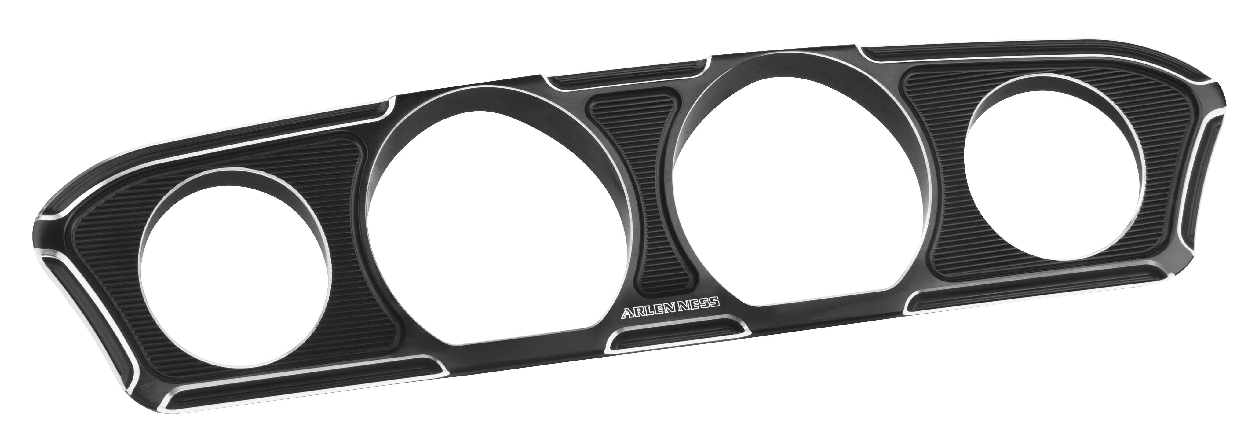 Inner Fairing Gauge Trim - Beveled - Black