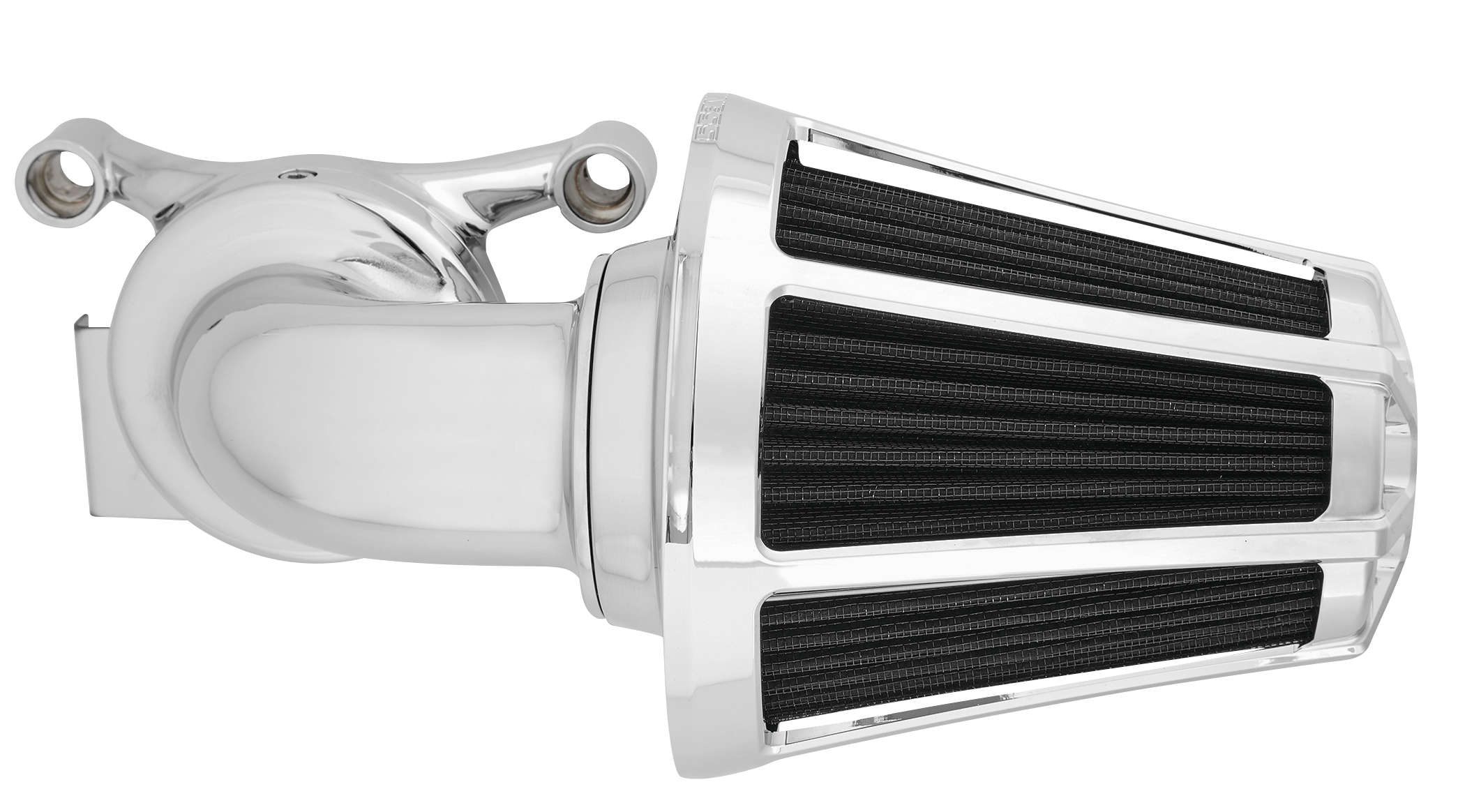 Monster Sucker Air Cleaner Kit with Cover - Beveled - Chrome